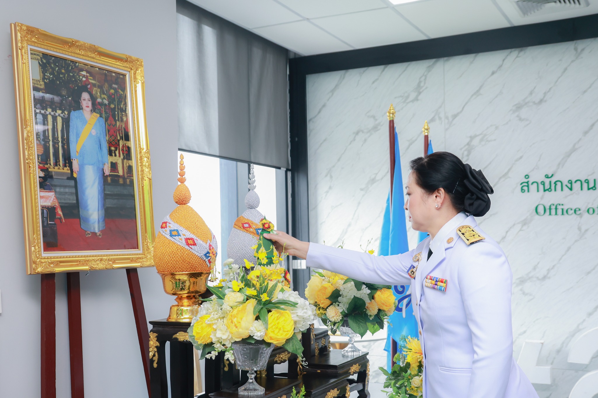 สคทช. จัดพิธีถวายพระพรชัยมงคลสมเด็จพระนางเจ้าสิริกิติ์ พระบรมราชินีนาถ พระบรมราชชนนีพันปีหลวง เนื่องในโอกาสวันเฉลิมพระชนมพรรษา 12 สิงหาคม 2568